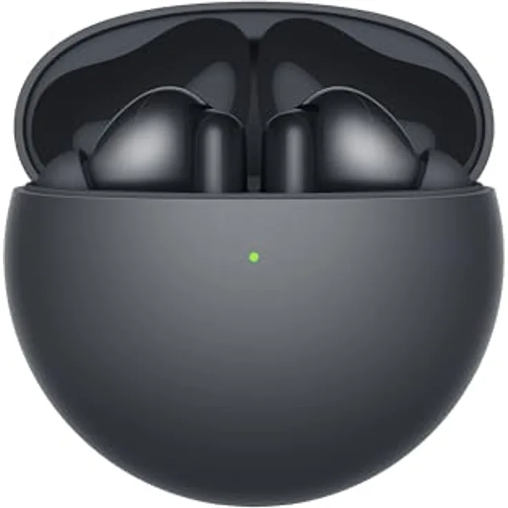 HUAWEI FreeBuds 7i, Kabellose Kopfhörer mit intelligenter aktiver Geräuschunterdrückung 4.0, 360° räumliches Audio, 30 Monate Garantie, Schwarz