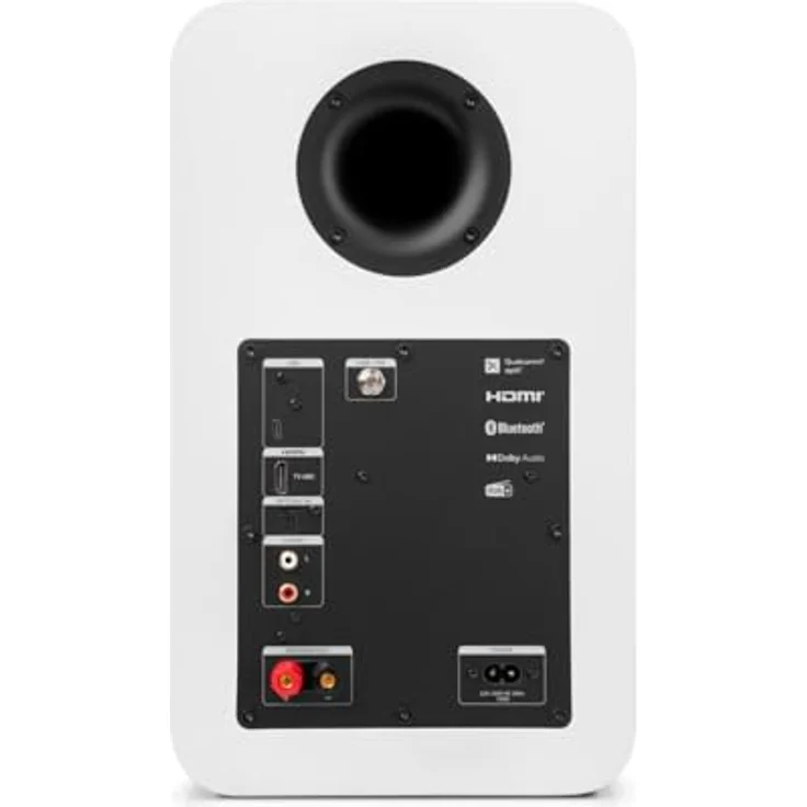 Teufel Ultima 25 Aktiv - Aktive Regallautsprecher mit Bluetooth und integriertem AV-Receiver, Dolby Audio, DAB+ und FM Radio, HDMI ARC CEC, Touch Slider - weiß - Preisvergleich – Bild 4