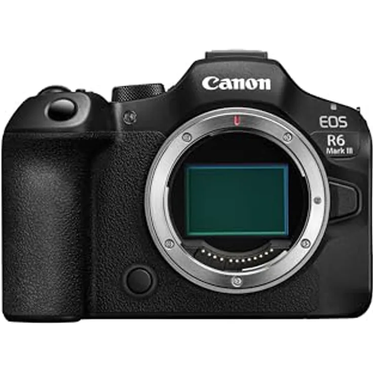 CANON EOS R6 Mark III, Spiegellose Systemkamera mit 32,5 MP, 7,5 cm Touchscreen, WLAN und 40 B/s Serienaufnahme