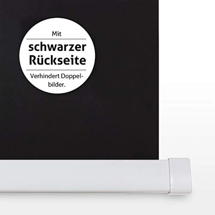 ESMART Expert CSX Deckeneinbau-Leinwand [Größenauswahl] 186 x 105 cm (84") 16:9 | Infrarot Fernbedienung | Trigger-Steuerung | Heimkino elektrische Beamer Motor Projektions-Leinwand – Bild 4