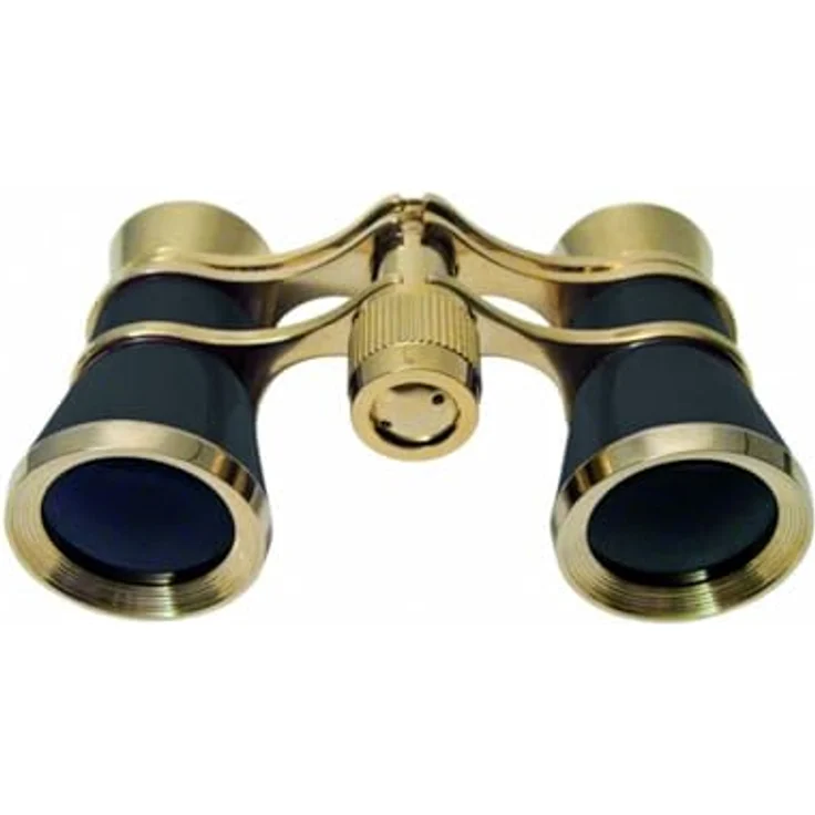 Braun 3x25 Opera Opernglas, elegantes Fernglas mit 3-facher Vergrößerung, Gold/Schwarz – Bild 2