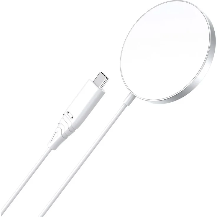 CHOETECH T518 Magnetisches kabelloses Ladegerät, 15W mit 16 Magneten, weiß