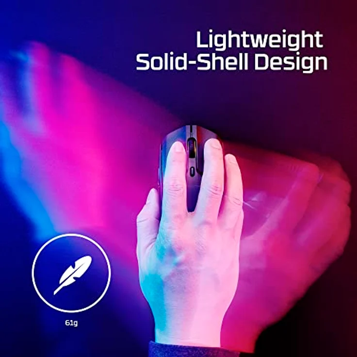 HyperX Pulsefire Haste 2 Kabellose Gaming - Maus für PC – Bild 3