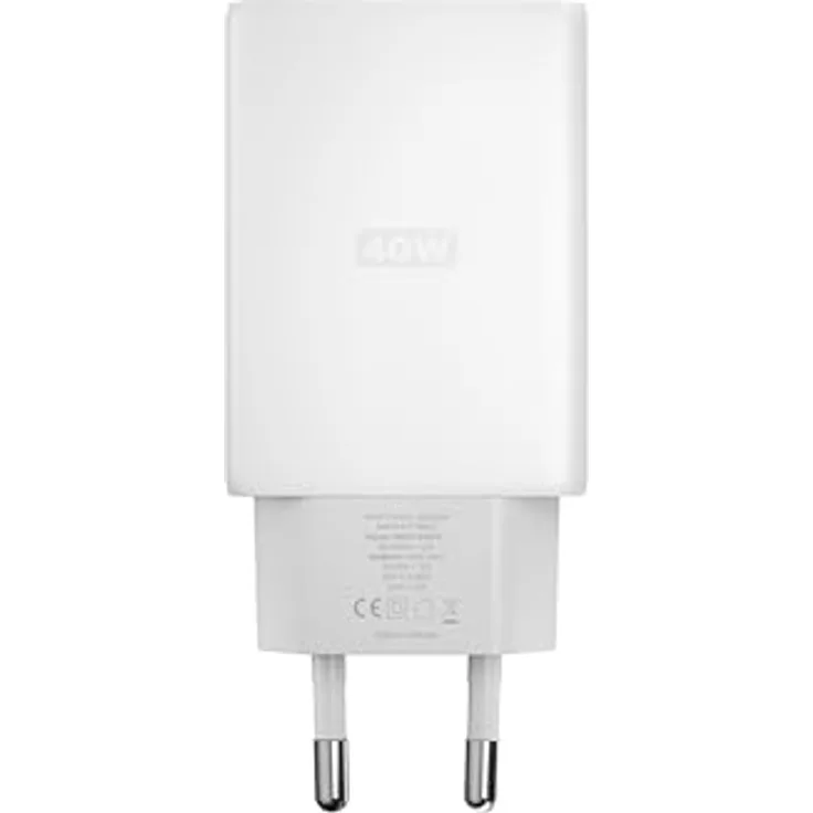 NOMAD USB-C Slim Wall Charger EU, GaN-Technologie, schnelles Laden mit bis zu 40 Watt, Weiß