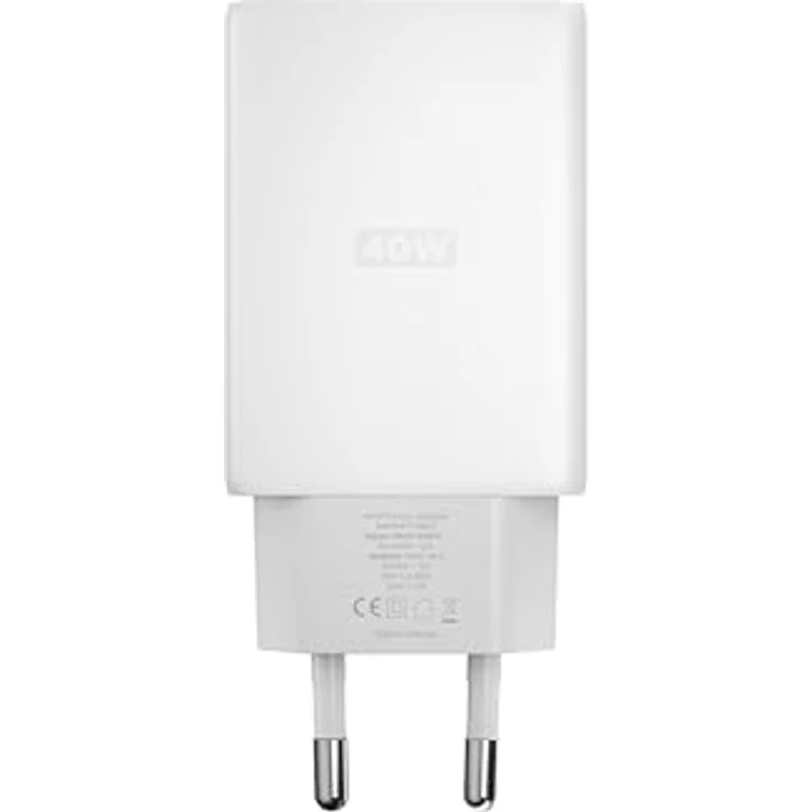 NOMAD USB-C Slim Wall Charger EU, GaN-Technologie, schnelles Laden mit bis zu 40 Watt, Weiß – Bild 1