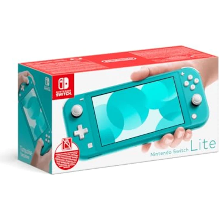 Nintendo Switch Lite (ohne Netzteil), Kompakte Konsole für unterwegs mit integrierter Steuerung, Gelb – Bild 1
