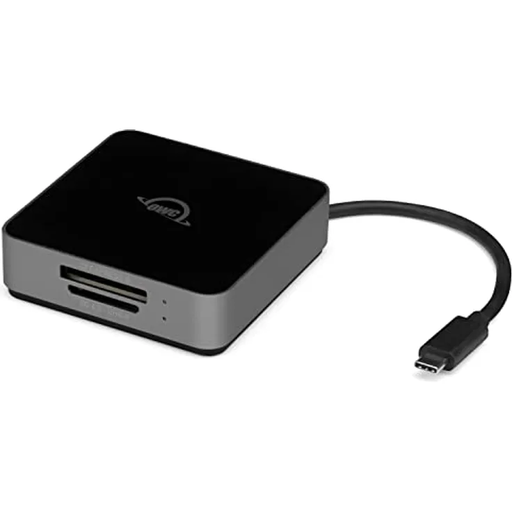 OWC Atlas Dual CFexpress + SD Kartenleser, USB-C Dual-Slot CFexpress Typ B und SDXC UHS-II Kartenleser, (OWCTCCFXBSDRDR)