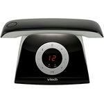 VTech LS1350 Retro-Design Telefon Schnurlos DECT Schnurlostelefon mit digitalem Anrufbeantworter, Anrufsperre, Freisprecheinrichtung und Wahlwiederholung, hintergrundbeleuchtetem Display und Tastatur