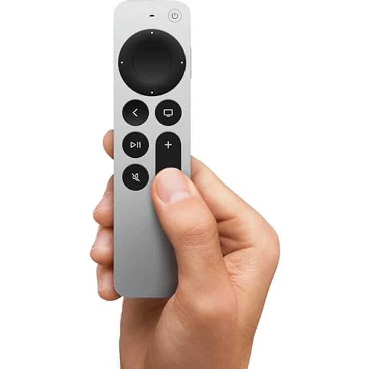 Apple Siri Remote (3. Generation) - Präzise Steuerung für Apple TV 4K with Siri Integration, USB-C Anschluss, Schwarz – Bild 4