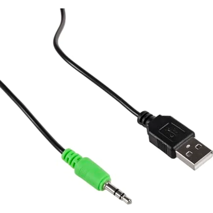 Audiocore AC805 Stereo-Lautsprecher 2.0 PC 6W RMS PC-Lautsprecher Boxen Notebook Kompakt Kopfhörereingang AUX – Bild 8