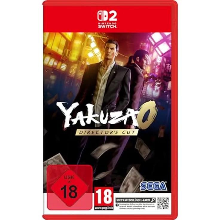 SEGA Yakuza 0 Director's Cut, Nintendo Switch 2 Spiel mit einzigartigen Kampfstilen und exklusiven Filmszenen