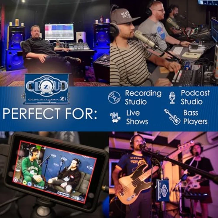 Cloud Microphones Cloudlifter CL-Zi Mikrofonvorverstärker (Neutrik-Combo-Eingang, Vorverstärkung bis zu +25 dB, variabler Hochpassfilter) blau – Bild 2