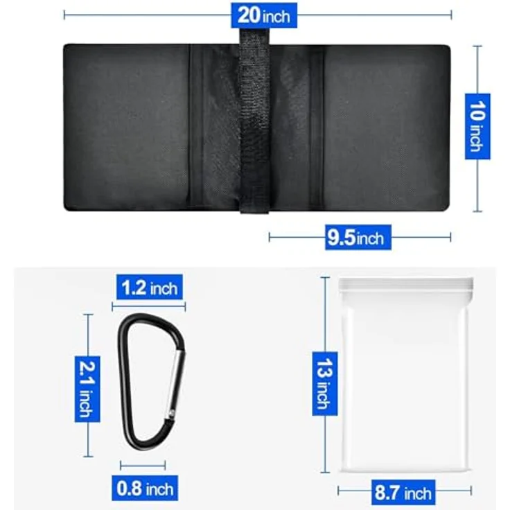 EMART Sandsäcke für Stative, 10 Stück, strapazierfähig mit doppeltem Reißverschluss und 11,7 kg Tragfähigkeit, ideal für Fotografie und Videostudios – Bild 2