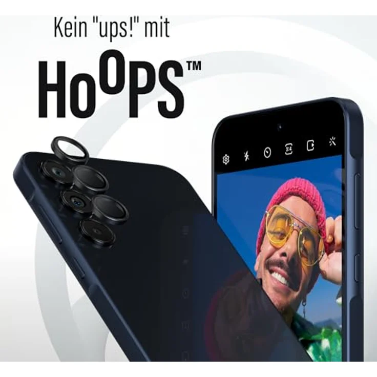 Panzer Glass PanzerGlass™ Hoops Kamera Schutz für Samsung Galaxy A35 - Stilvoller Schutz, Einfache Installation, Kristallklar – Bild 3