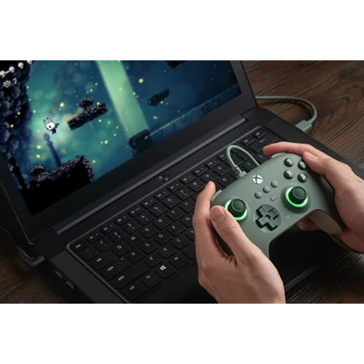 8bitdo Ultimate C Gaming Controller für Xbox Series X/S und Windows, mit interaktiver Lichtverfolgung und Vibrationstechnologie, grün – Bild 6