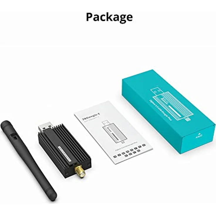 smart-home-komponente Zigbee Gateway, ZBDongle-E USB Zigbee 3.0 USB Dongle Plus, EFR32MG21 + CH9102F Zigbee USB-Stick in Aluminiumgehäuse – Bild 3