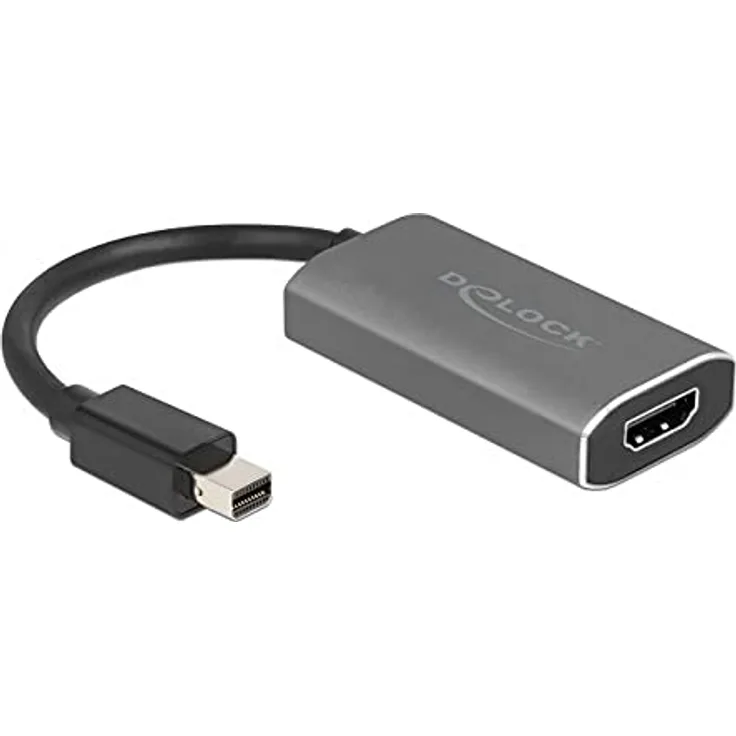 Delock Aktiver Mini DisplayPort 1.4 zu HDMI Adapter 8K mit HDR Funktion, 63200