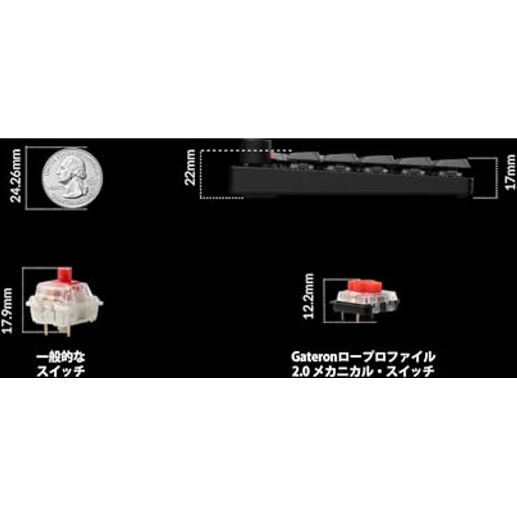 Keychron K15 MAX Custom Wireless Mechanische Tastatur 2.4 GHz/Bluetooth/USB-C, Hot-swap, RGB, QMK/VIA Programmierbare Makros, PBT Keycaps, Super Brown Switch, für Mac Windows – Bild 3