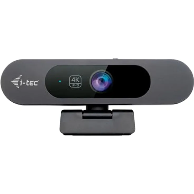 i-tec Solomon 900 PRO, 4K Webcam mit Automatischem Framing, Wide Dynamic Range, zwei integrierten Mikrofonen und Datenschutzabdeckung