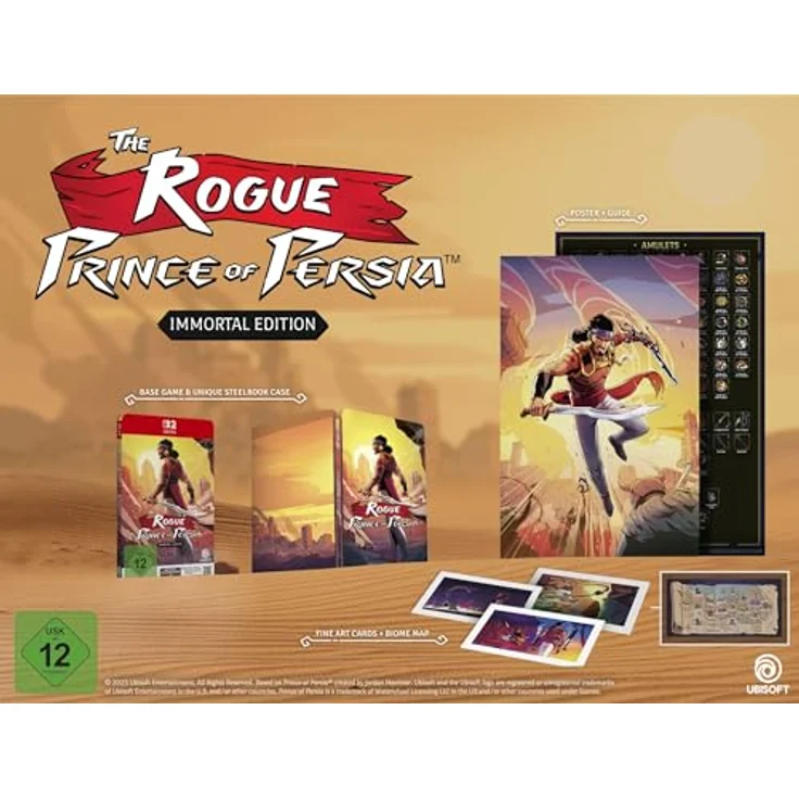 UbiSoft The Rogue Prince of Persia - Immortal Edition, Nintendo Switch 2 mit Steelbook und 3 Premium-Artcards – Bild 2