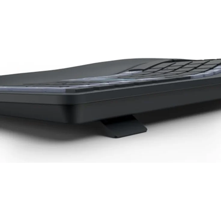Hama WK-900 Ergo Multi-Device-Tastatur kabellos schwarz, ergonomisch geformt, dimmbare Hintergrundbeleuchtung, gepolsterte Handballenauflage – Bild 25