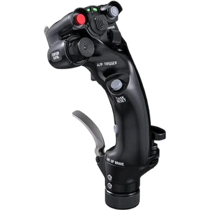 VIRPIL Controls FLNKR, Premium Flugsimulator Joystick aus Vollmetall mit 3-Triggereinheit und kontaktlosen Hall-Sensoren, für DCS World & X-Plane – Bild 1