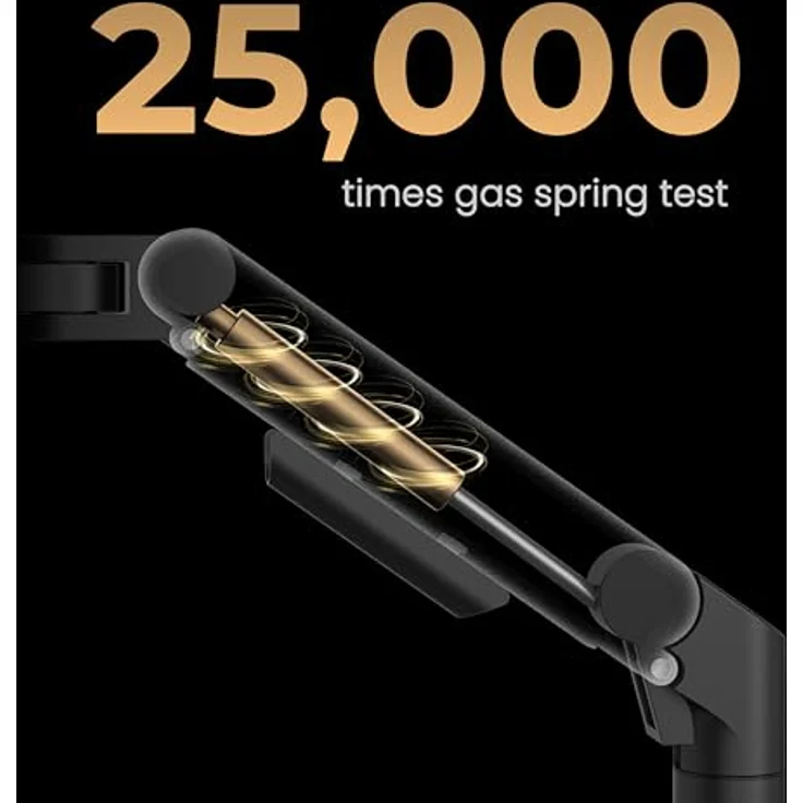 BenQ Universal-Monitorarm, Tischhalterung für 45" Monitore, höhenverstellbar und neigbar, Schwarz – Bild 4