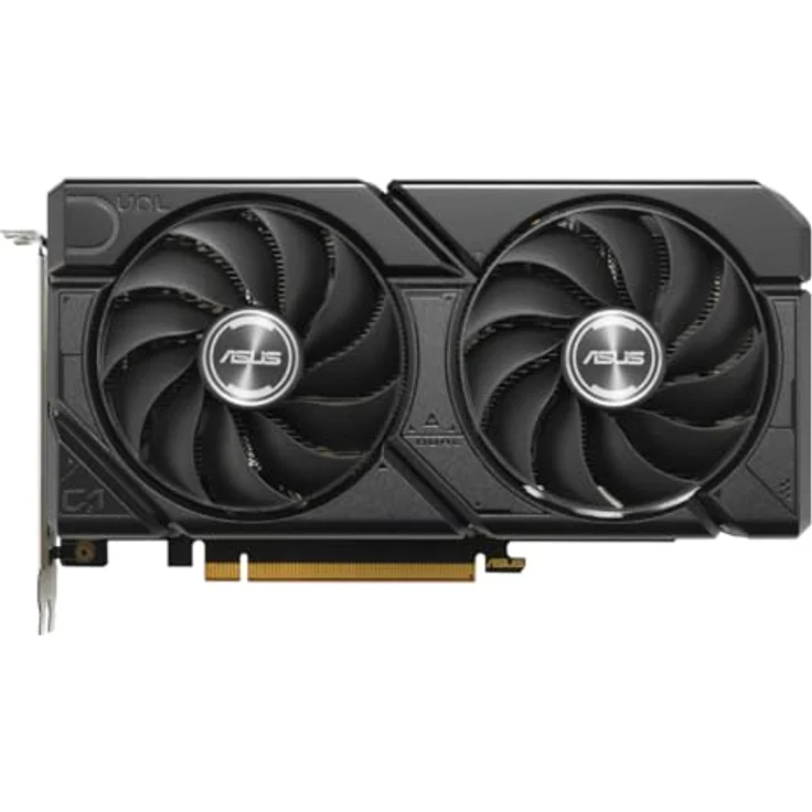 ASUS Dual Radeon RX 7600 EVO OC Edition 8GB GDDR6 Gaming Grafikkarte, PCIe 4.0, HDMI 2.1, 3X DisplayPort 1.4a, DUAL-RX7600-O8G-EVO, Schwarz – Bild 2