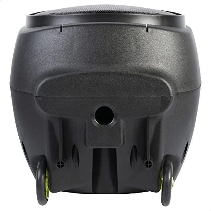 PORT15VHF-MKII - Ibiza - TRAGBARE, AKKUBETRIEBENE BESCHALLUNGSANLAGE 15 - 800W MIT USB-MP3, Rec, VOX, Bluetooth & 2 UHF FUNKMIKROFONEN, Schwarz – Bild 11