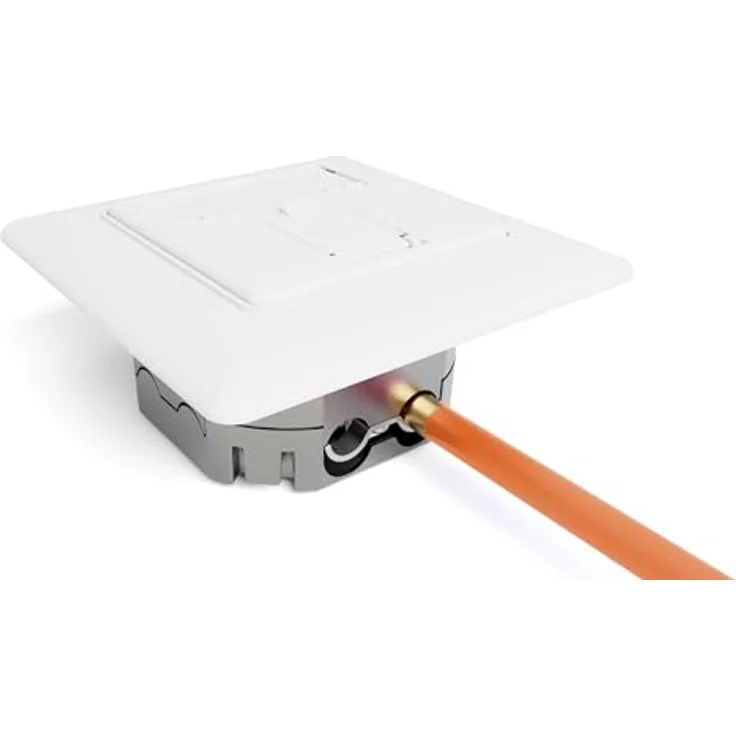 Digitus CAT 6A Anschlussdose, geschirmte RJ45-Buchse für professionelle Netzwerkverkabelung, weiß RAL 9003 – Bild 6