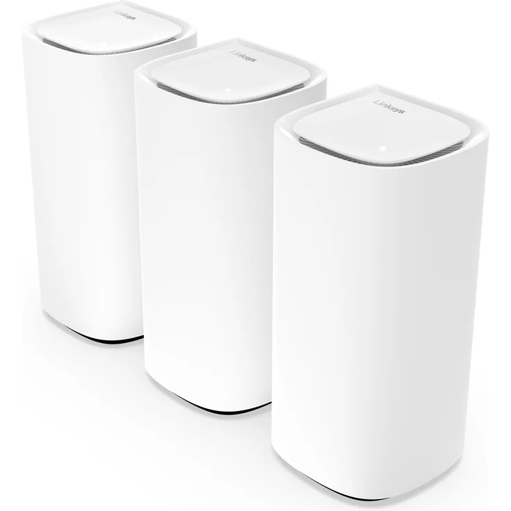Linksys VELOP MX6200 AXE5400, Tri-Band Mesh-WLAN Router mit Cognitive Mesh Technologie, weiß