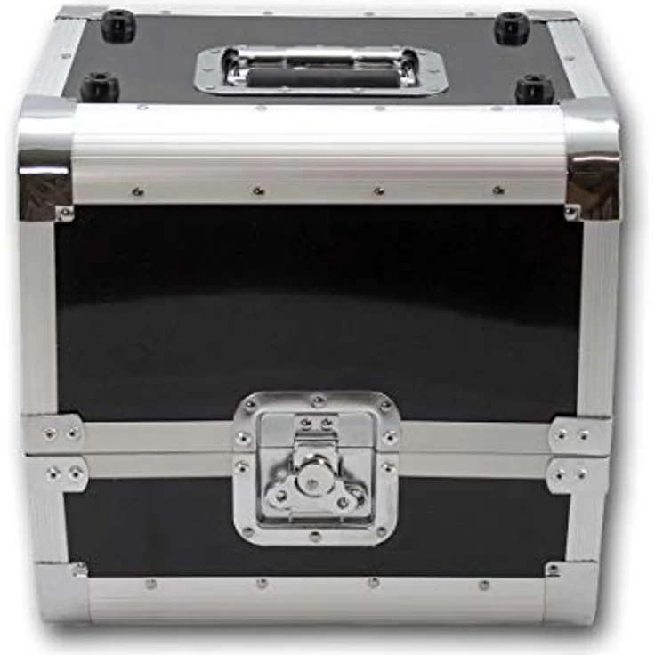 LP Plattencase PRO schwarz 50:50 Split, 80LPs | DJ Plattenkoffer für 80 Schallplatten – Bild 2