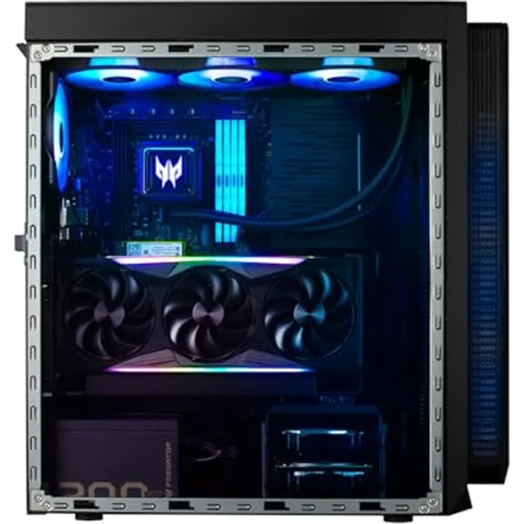 Acer Predator Orion 7000 PO7-660, Gaming Desktop PC mit Intel Core Ultra 7 265KF, 32 GB RAM, 2 TB SSD, NVIDIA GeForce RTX 5090, RGB-Beleuchtung, Windows 11 Home – Bild 8