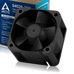 ARCTIC S4028-15K - 40x40x28 mm Server Lüfter mit Doppelkugellager, 1400-15000 rpm, PWM reguliert, 4-Pin Anschluss, 12 V DC - Schwarz