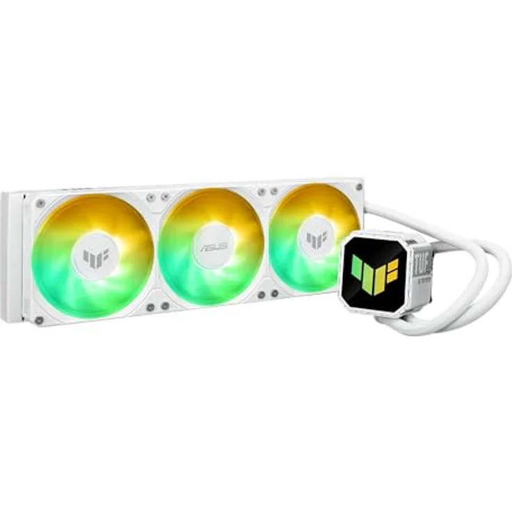 ASUS TUF Gaming LC III 360 ARGB, CPU Wasserkühler mit vorinstallierten Lüftern, Weiss – Bild 2