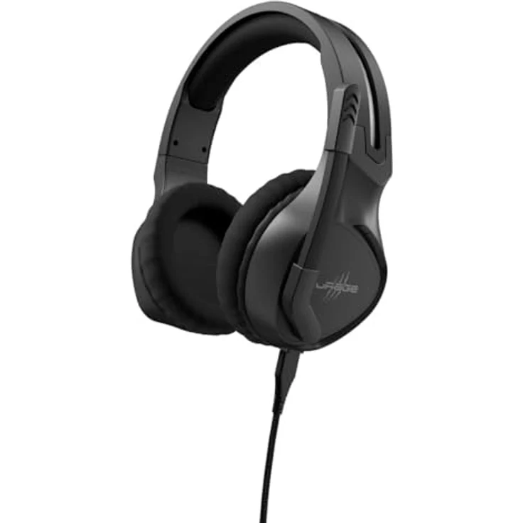 uRage Gaming-Headset SoundZ 300 V2, kabelgebundene Multi-Plattform Kopfhörer für PS4/PS5/PC/Xbox/Laptop/Smartphone, Over-Ear, in schwarz – Bild 3