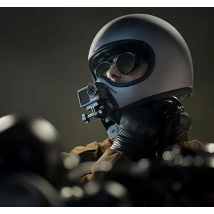 DJI Osmo Helm-Kinnhalterung-Clip, Kompatibilität: Osmo Action 5 Pro, Osmo Action 4, Osmo Action 3, Action 2, schwarz – Bild 5