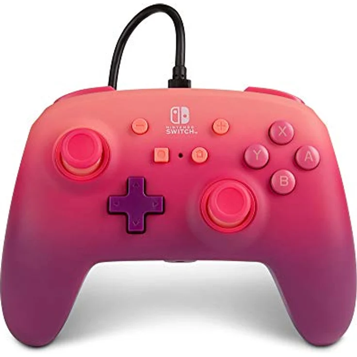 PowerA Enhanced Wired Controller - Fuchsia Fantasy Pink (1518602-01) (Switch) – Bild 2