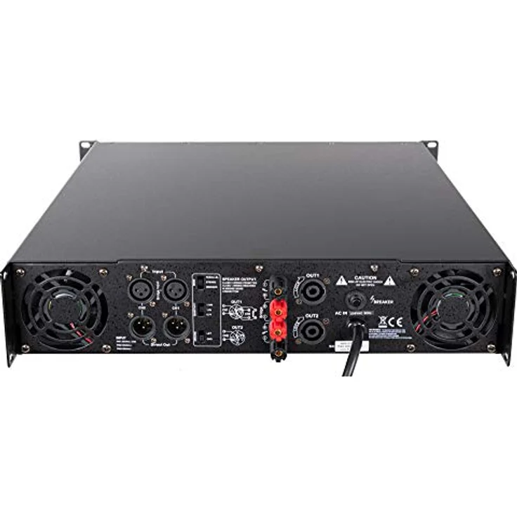 Pronomic XA-800 Endstufe - Stereo-Leistungsverstärker mit 2x 1900 Watt an 2 Ohm - Automatisch gesteuerter Lüfter - Schaltungstype H, schwarz – Bild 4