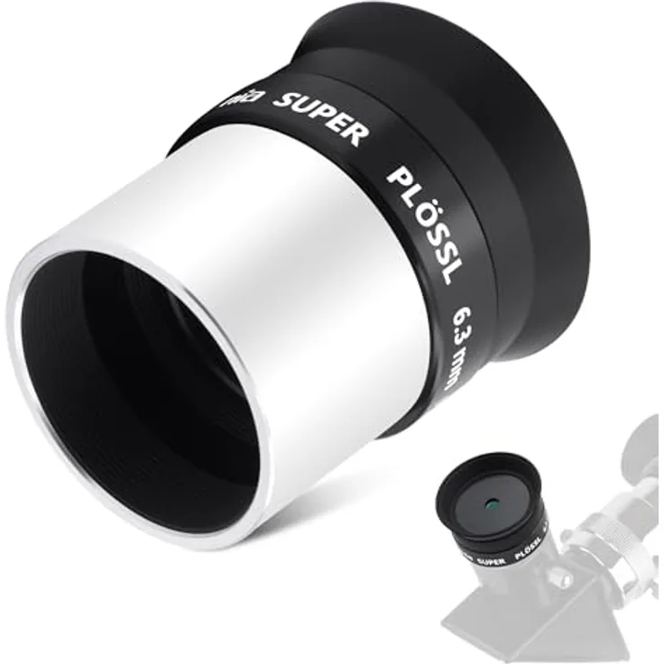 astromania 3,2 cm 6,3 mm Super Plössl Okular – Die preiswerteste Möglichkeit, eine scharfe Abbildung