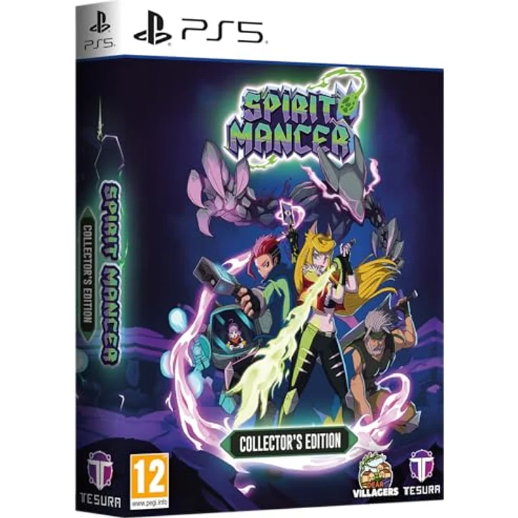 Tesura Games Spirit Mancer Collector's Edition (PEGI Import), PS5 Hack and Slash Spiel mit Collector's Box, Art Book, Comic und Soundtrack – Bild 1
