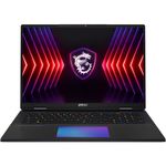MSI Titan 18 HX Gaming Laptop, 18,0" UHD+ Mini-LED 120Hz, Intel® Core™ i9 14900HX, NVIDIA GeForce RTX 4090, 32GB DDR5, 2TB SSD, Windows 11 Pro, QWERTZ Tastatur, A14VIG-206, Schwarz/Silber