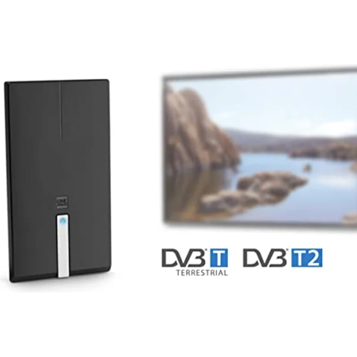 One for All for All – 3G/4G/5G-blockfilter - DVB-T2 Zimmerantenne Digital-TV 4K Ultra HD Signal Clear-Technologie 0 bis 25 km Reichweite Schwarz SV9425-5G, bunt – Bild 5