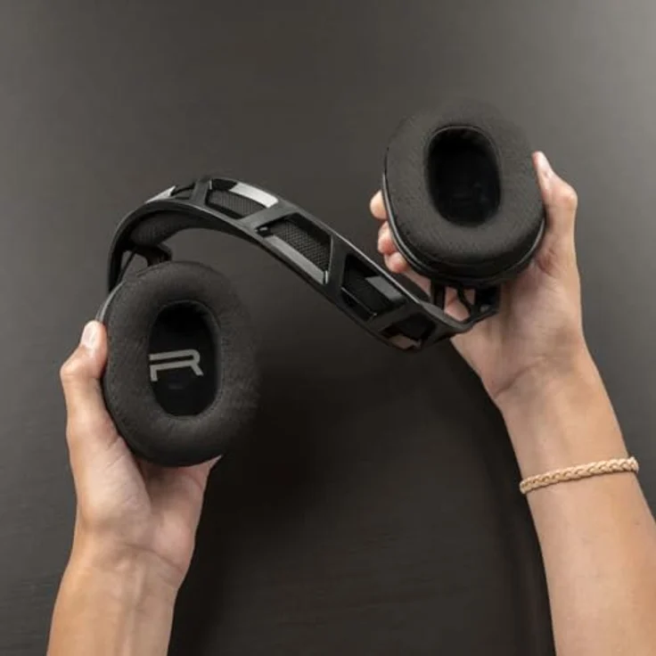 Nacon Gaming RIG 600 PRO HX, kabelloses Gaming-Headset mit Dual-Mode-Wireless und niedriger Latenz, Schwarz – Bild 4