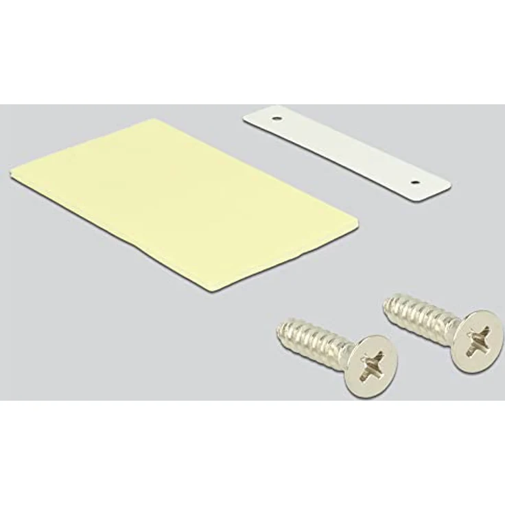 Delock 86169 Netzwerkdose Aufputz, CAT 6, 1 Port, Gerätemontage mit Zentralplatte und Rahmen, Weiß – Bild 4