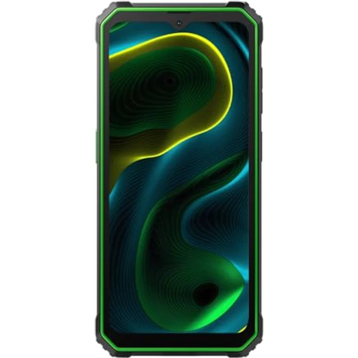 Blackview BV4800 SE Outdoor Smartphone, 6,56 Zoll HD+ Display, 12GB RAM, 64GB ROM, IP68/IP69K, 5100mAh Akku, Dual-Kamera, Android 15, Schwarz (Grün) – Bild 2