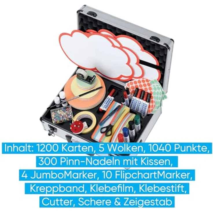 Franken Moderationskoffer UMK Profi, Aluminiumkoffer, 2566 Teile – Bild 3