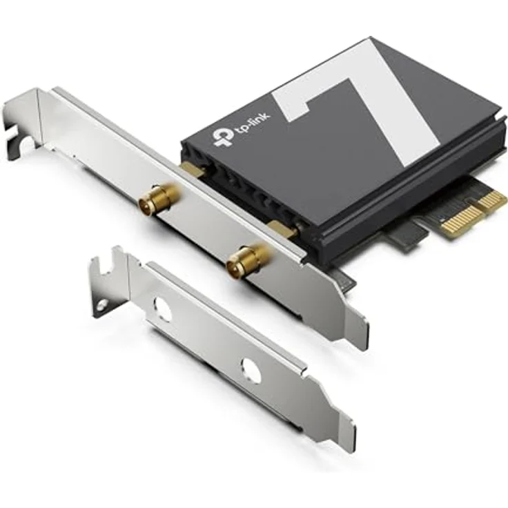 TP-Link Archer TBE550E WLAN-Karte für PC, Tri-Band BE9300 Wi-Fi 7 Bluetooth 5.4 PCIe Adapter, WPA3, mehrfarbige Status-LED, nur für Windows 11 (64-Bit) – Bild 2