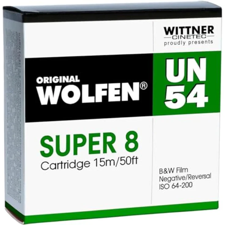 Orwo B W Negativfilm Super 8 ISO 64-200, mit Entwicklung und 2K-Scan, analoger Schwarzweiss-Film – Bild 2