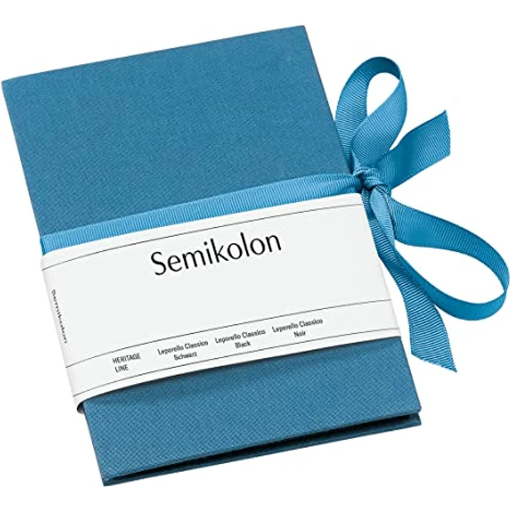 Semikolon Fotoalbum Leporello 357556 Classico, Platz für 14 Fotos, azzurro – Bild 1